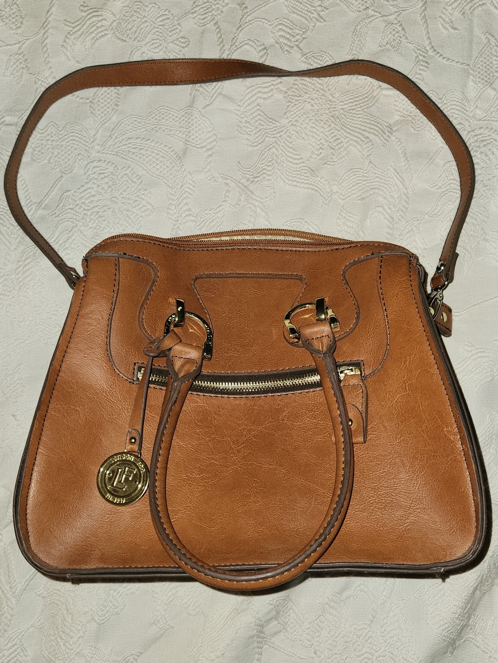 Classic Lonson Fog Structured Handbag in Tan
